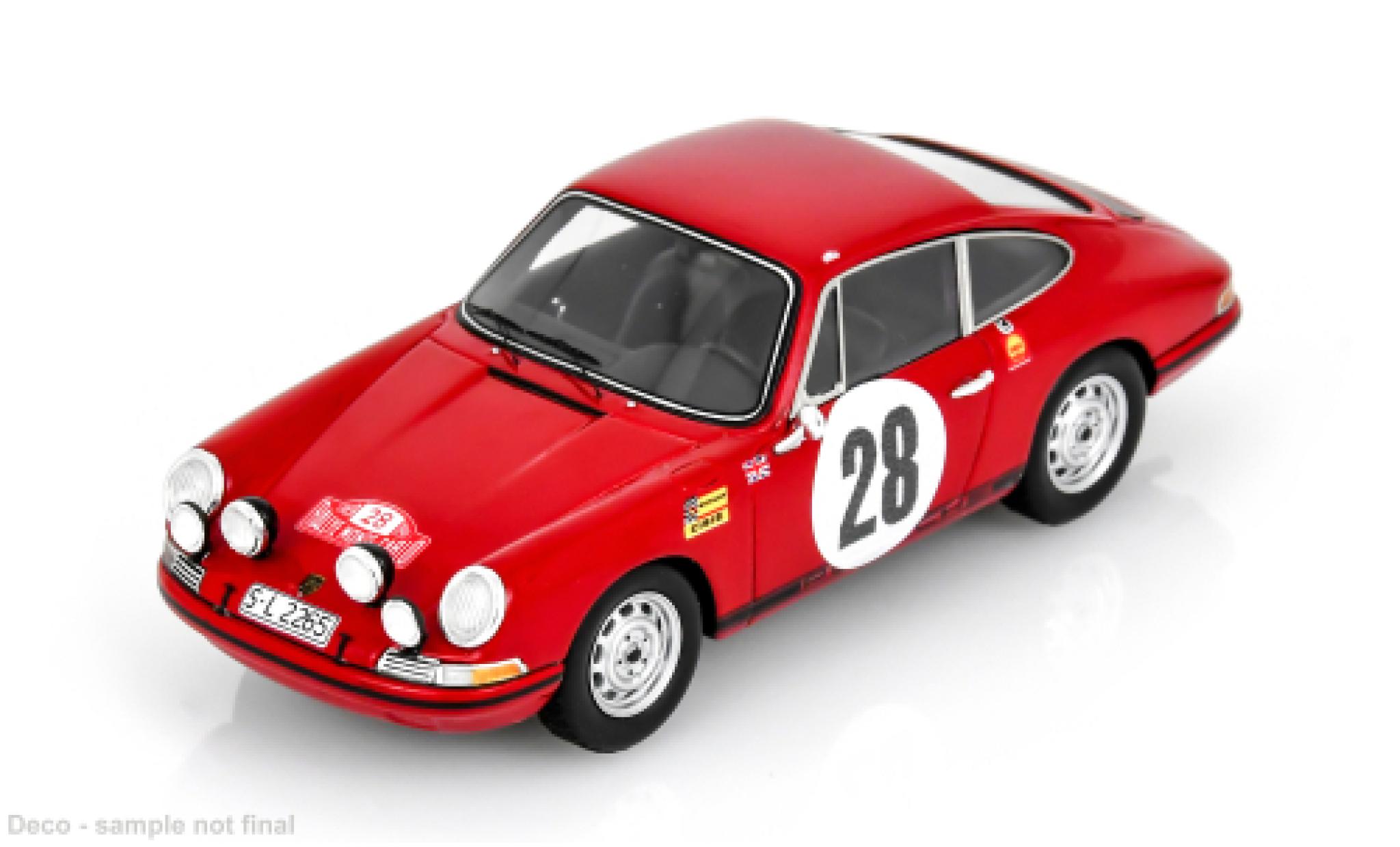 Porsche 911 1/43 Spark S Rally Monte Carlo 1969 #28 V.Elford/D.Stone 1:43 modelauto