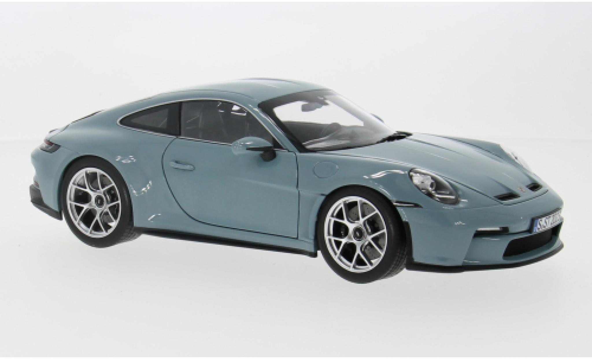Porsche 911 1/18 Norev S/T blauw 1:18 modelauto
