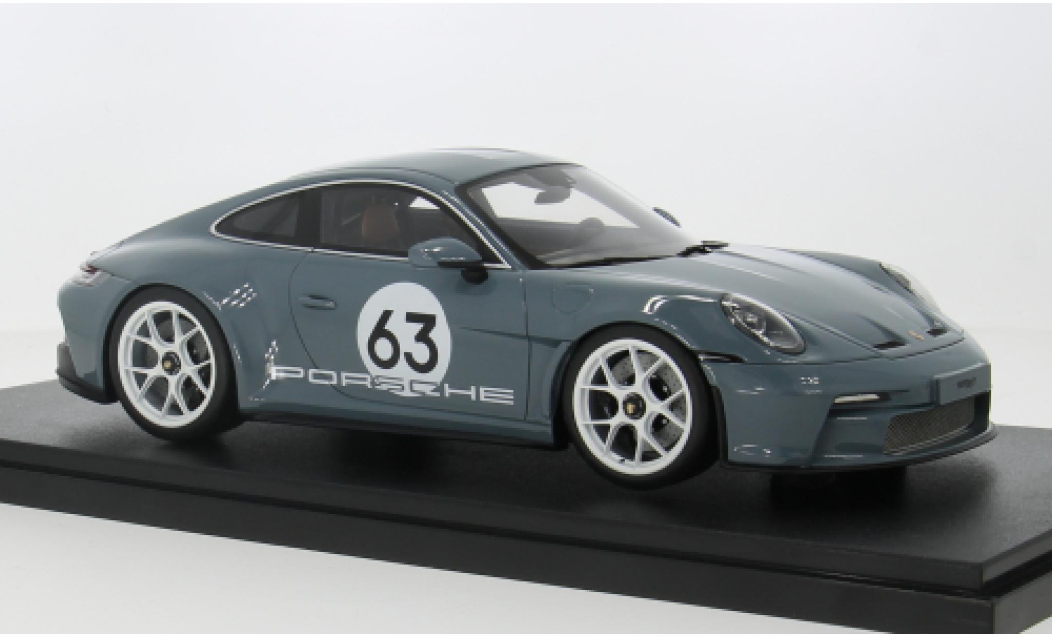 Porsche 911 1/18 Ottomobile S/T blauw 1:18 modelauto