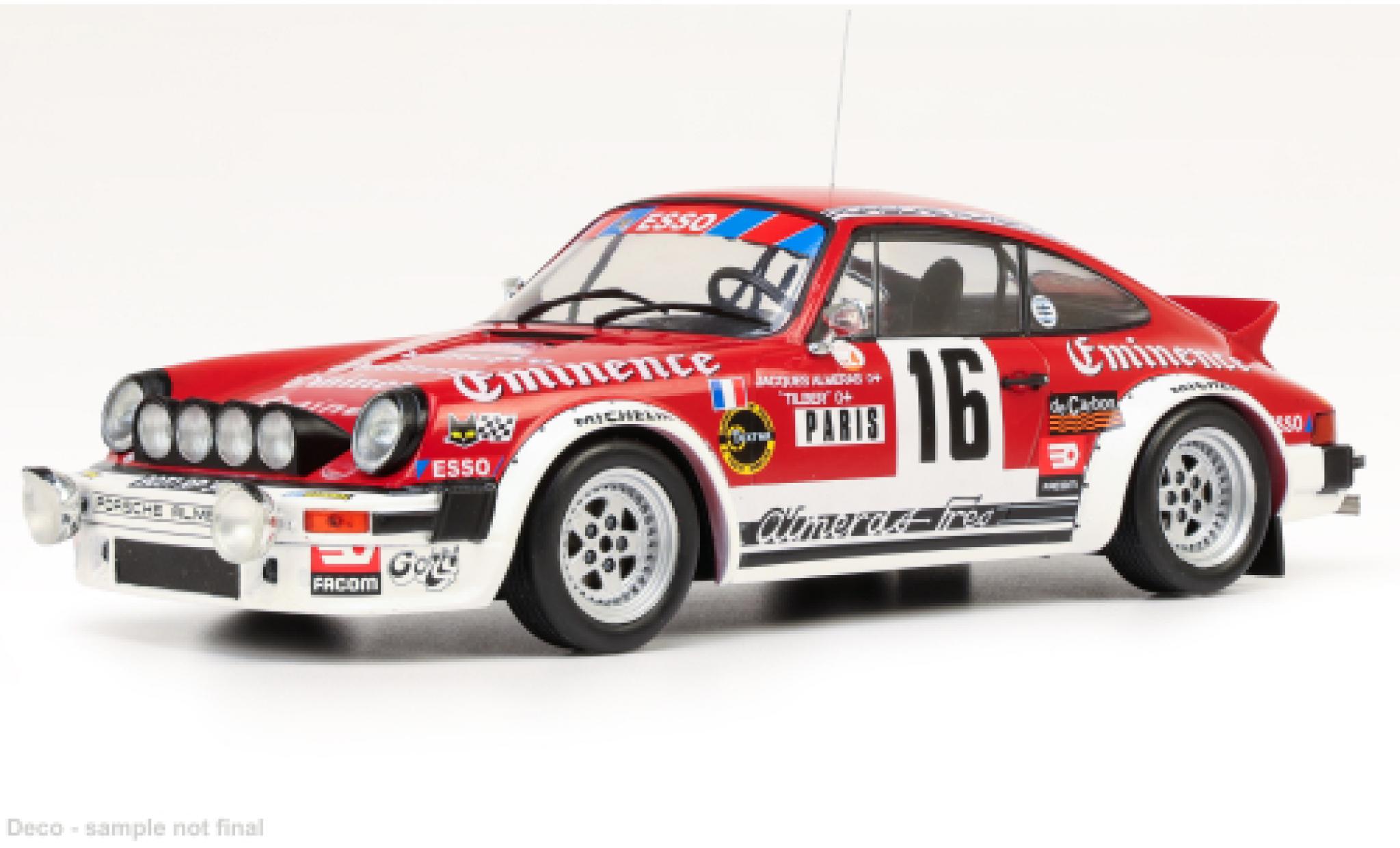 Porsche 930 1/18 IXO 911 SC Gr.4 Rally Monte Carlo 1980 Almeras #16 J.Almeras/C.Tilber 1:18 modelauto
