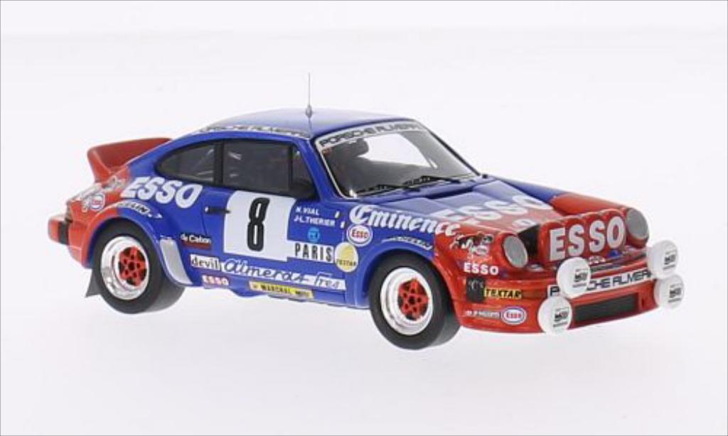 Porsche 930 SC 1/43 Spark SC No.8 Almeras Esso Rallye Monte-Carlo 1982 modelauto