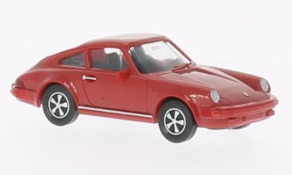Porsche 911 SC 1/87 Wiking SC rood modelauto
