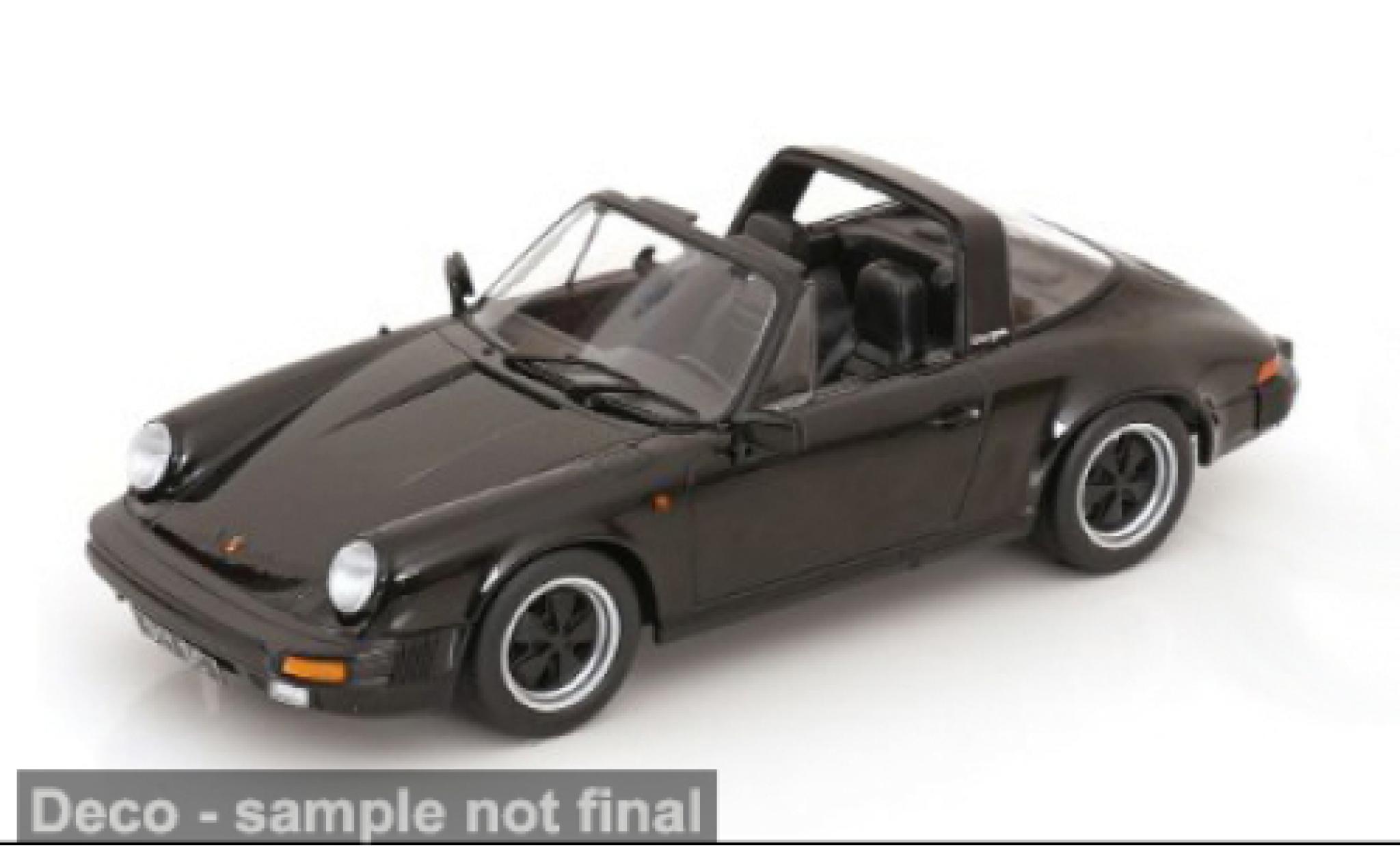 Porsche 930 1/18 KK Scale 911 SC zwart 1983 1:18 modelauto