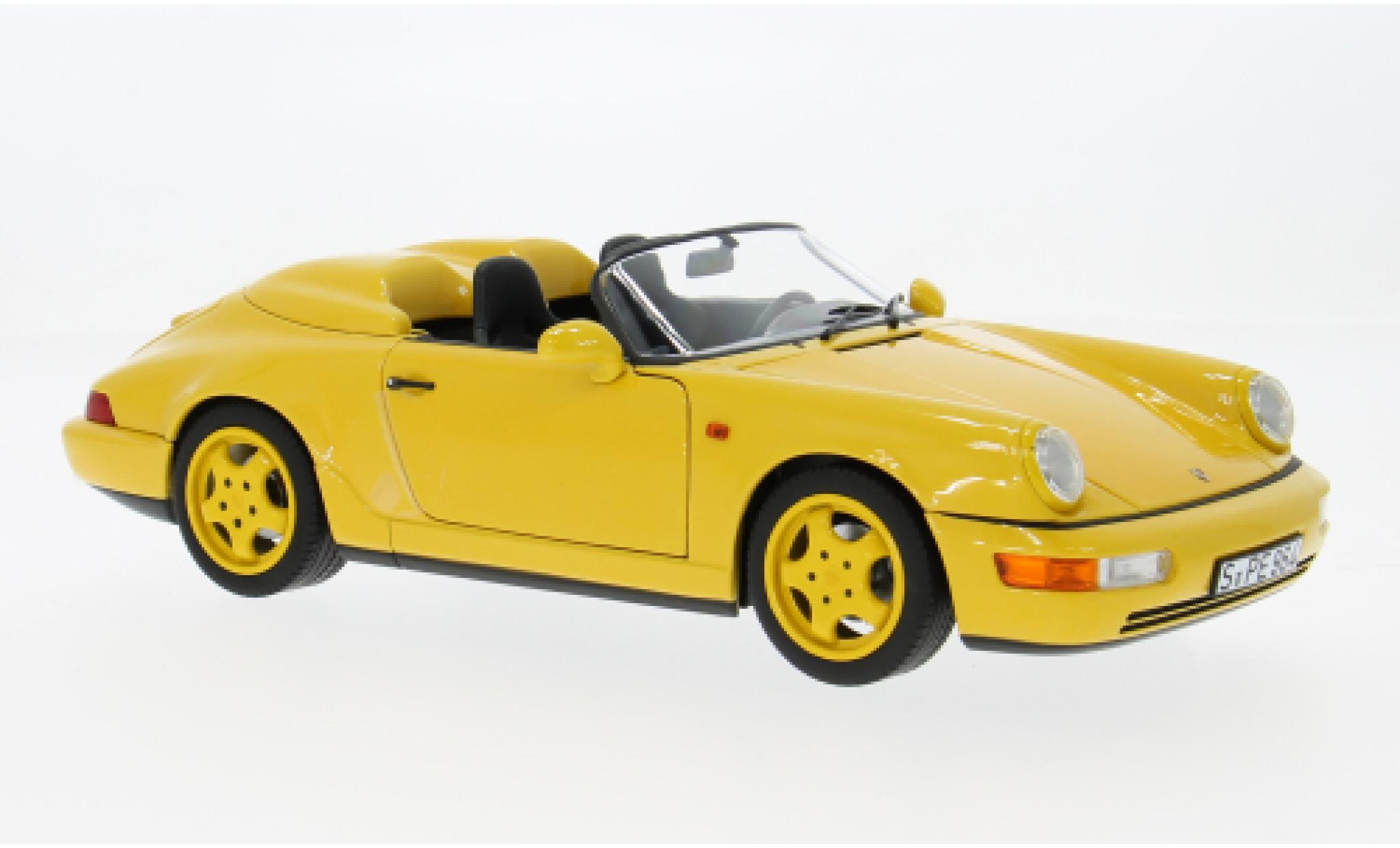 Porsche 993 1/18 Norev 911 Speedster geel 1 1:18 modelauto