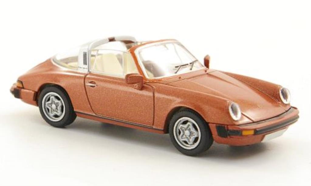 Porsche 911 Targa 1/87 Brekina Targa (G-Reihe) kupfer modelauto