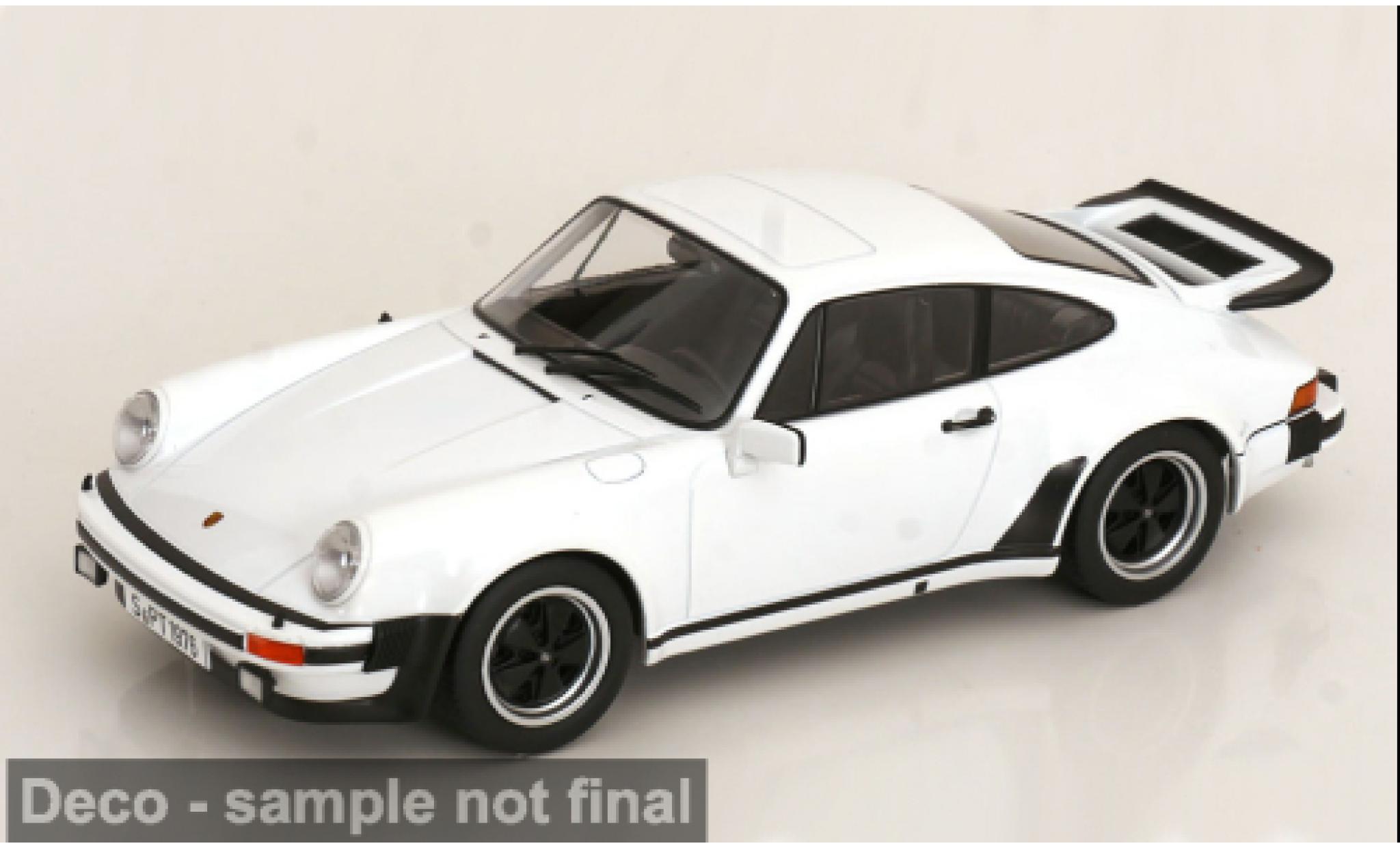 Porsche 930 Turbo 1/18 KK Scale 911 3.0  wit 1976 1:18 modelauto