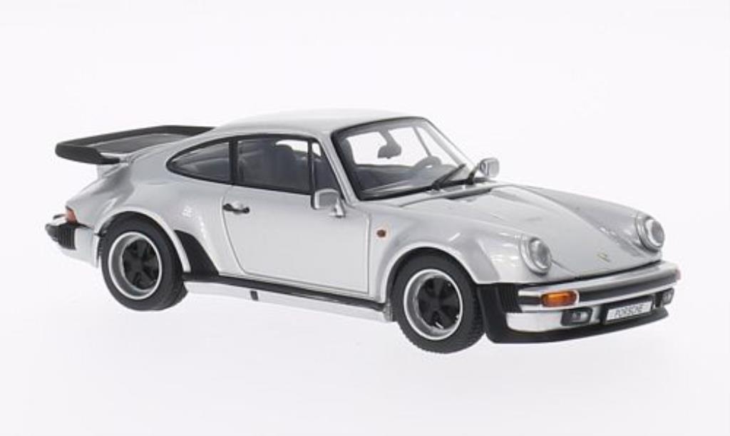 Porsche 930 Turbo 1/43 Kyosho Turbo 3.3 grijs 1988 modelauto