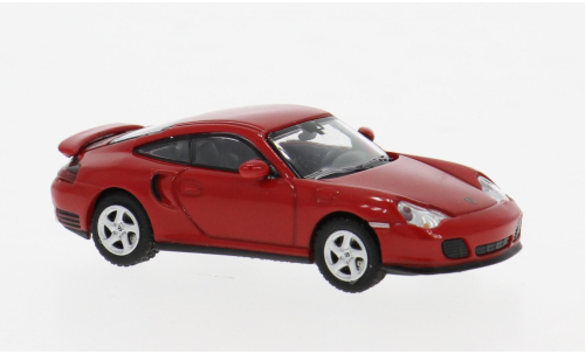 Porsche 911 1/87 Minichamps Turbo rood 1:87 modelauto