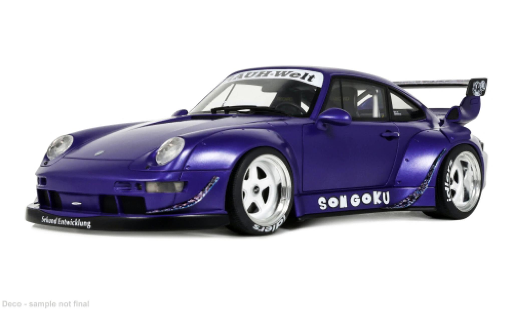 Porsche 911 1/18 GT Spirit paars 2024 1:18 modelauto