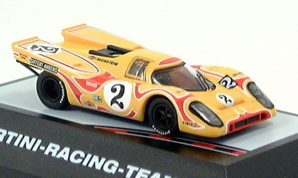 Porsche 917 K 1/87 Brekina K Psycho geel-rood No. 2 modelauto