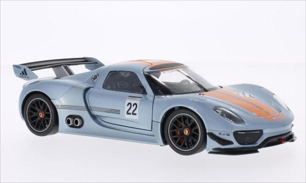 Porsche 918 1/24 Welly R No.22 Motorsport /M.Lieb modelauto