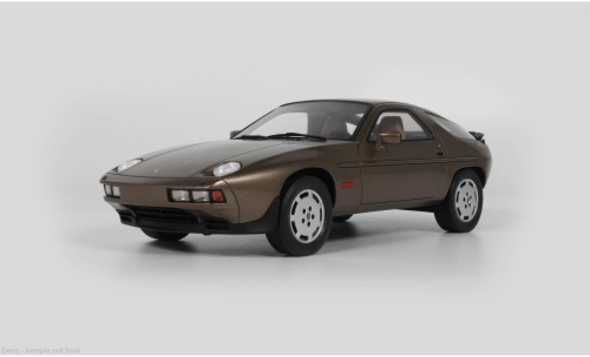 Porsche 928 1/18 GT Spirit S bruin 1981 1:18 modelauto