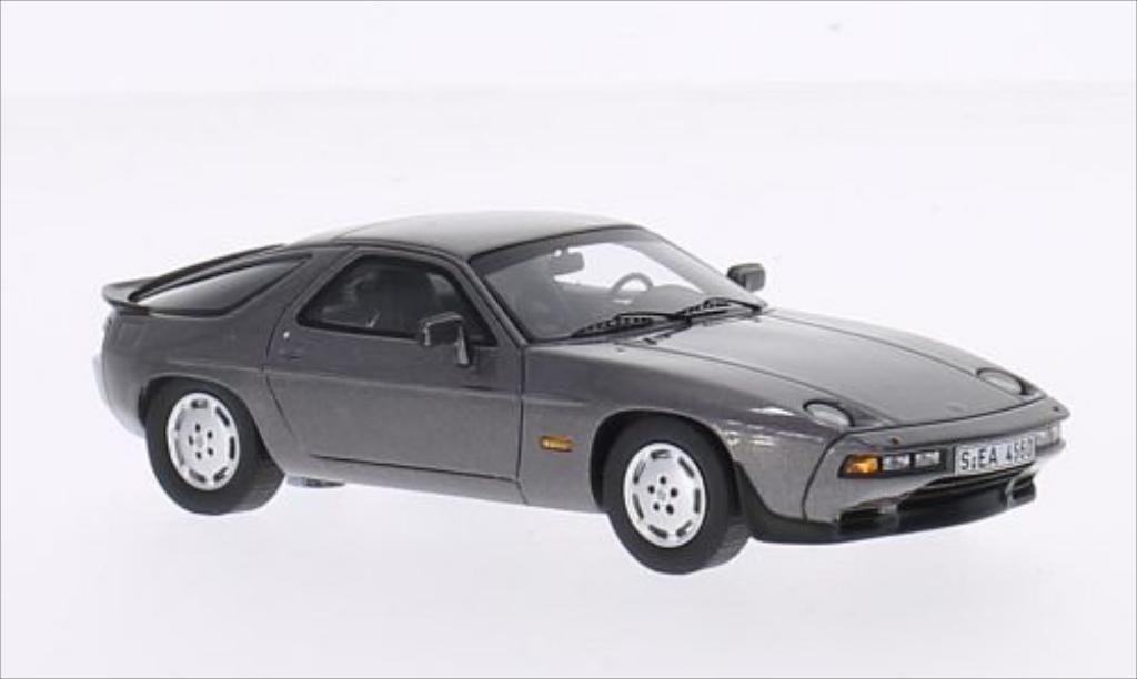 Porsche 928 1/43 Spark S metallic grijs 1980 modelauto