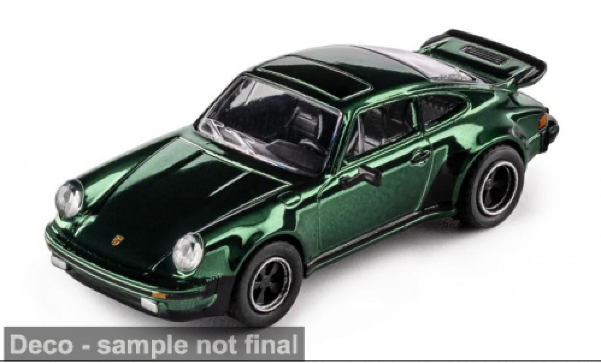 Porsche 930 Turbo 1/64 Majorette 3.0 groen 1975 1:64 modelauto