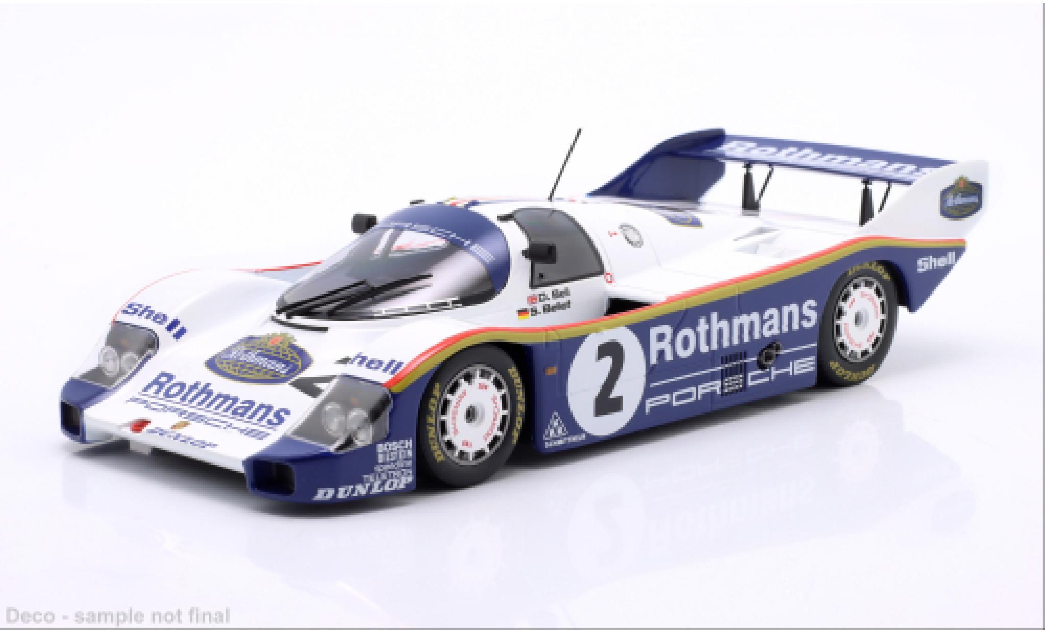Porsche 956 1984 1/18 Werk83 K 1000 km Sandown #2 S.Bellof/D.Bell 1:18 modelauto