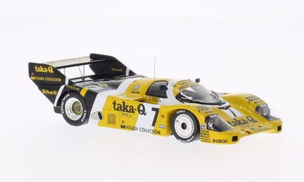 Porsche 956 1986 1/43 Spark No.7 Taka-Q 1000km Fuji 1986 /P.Ghinzani modelauto