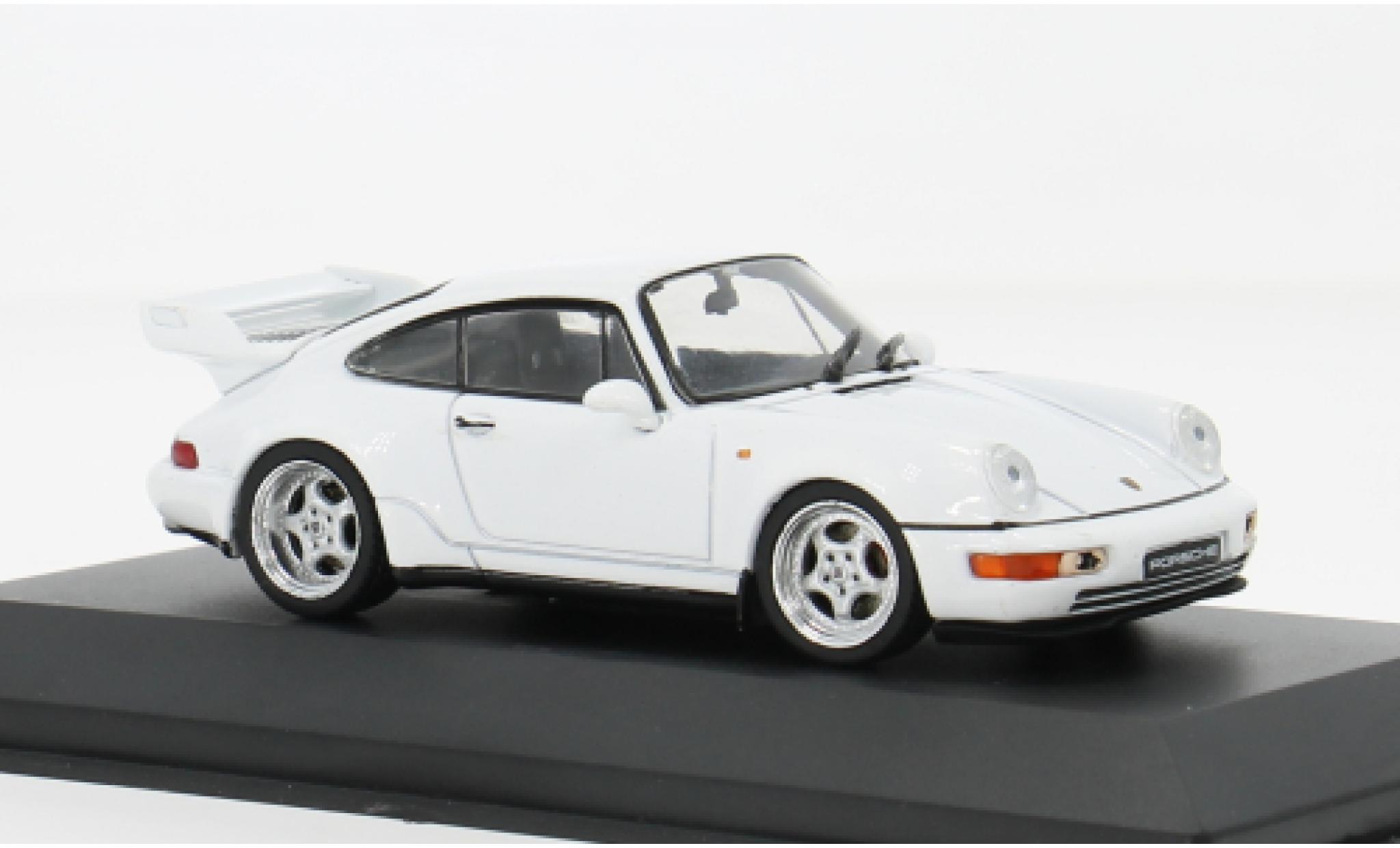 Porsche 964 RS 1/43 Solido 3.8 wit 1994 1:43 modelauto