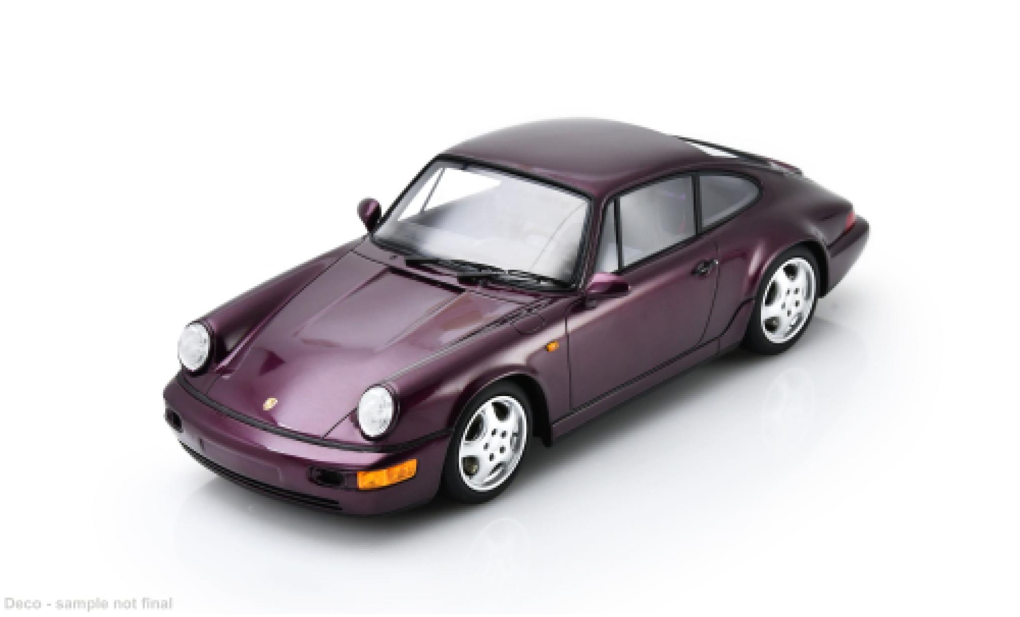 Porsche 964 RS 1/18 Spark paars 1:18 modelauto