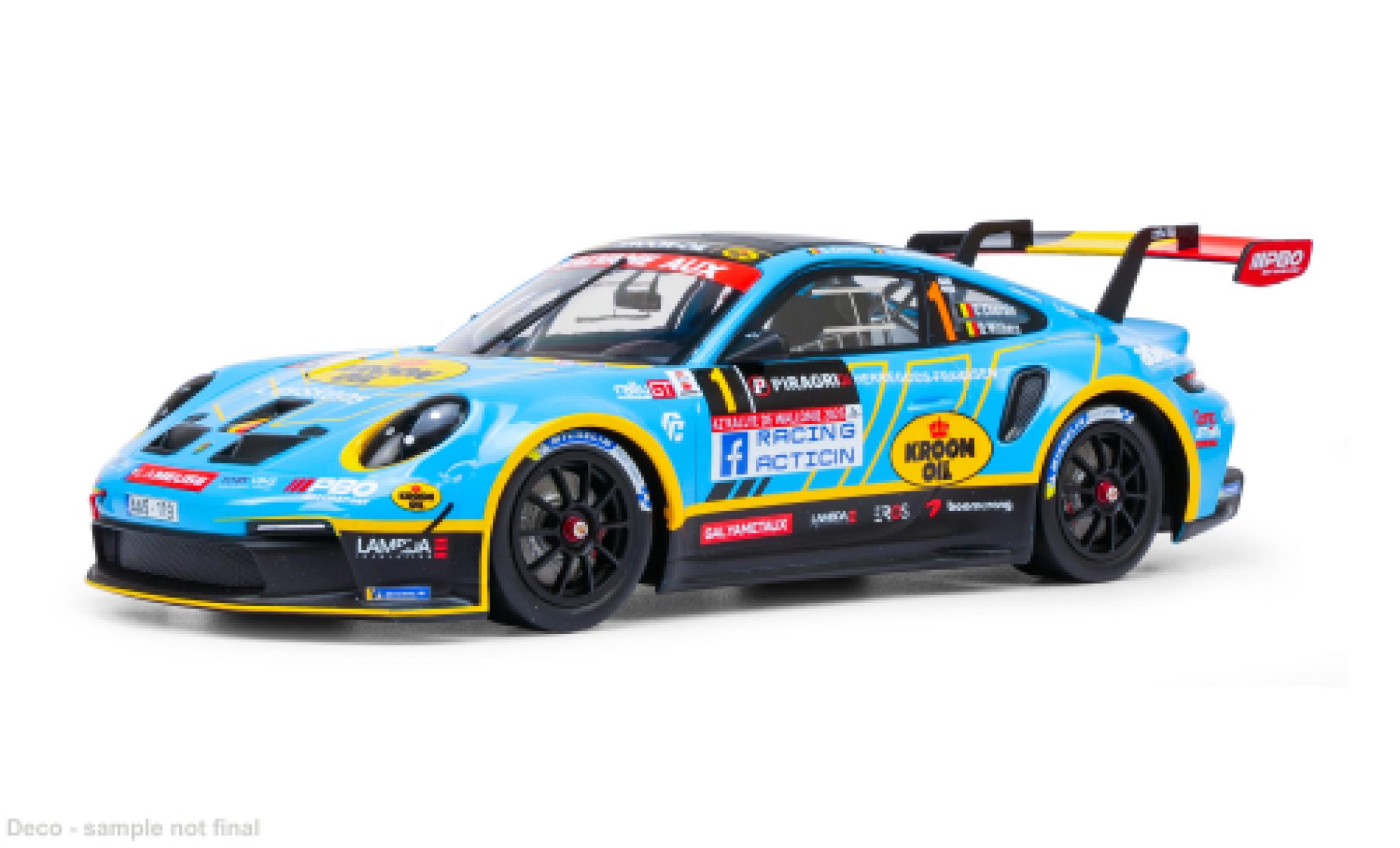 Porsche 992 1/18 IXO Rallye Wallonien 2025 #1 1:18 modelauto