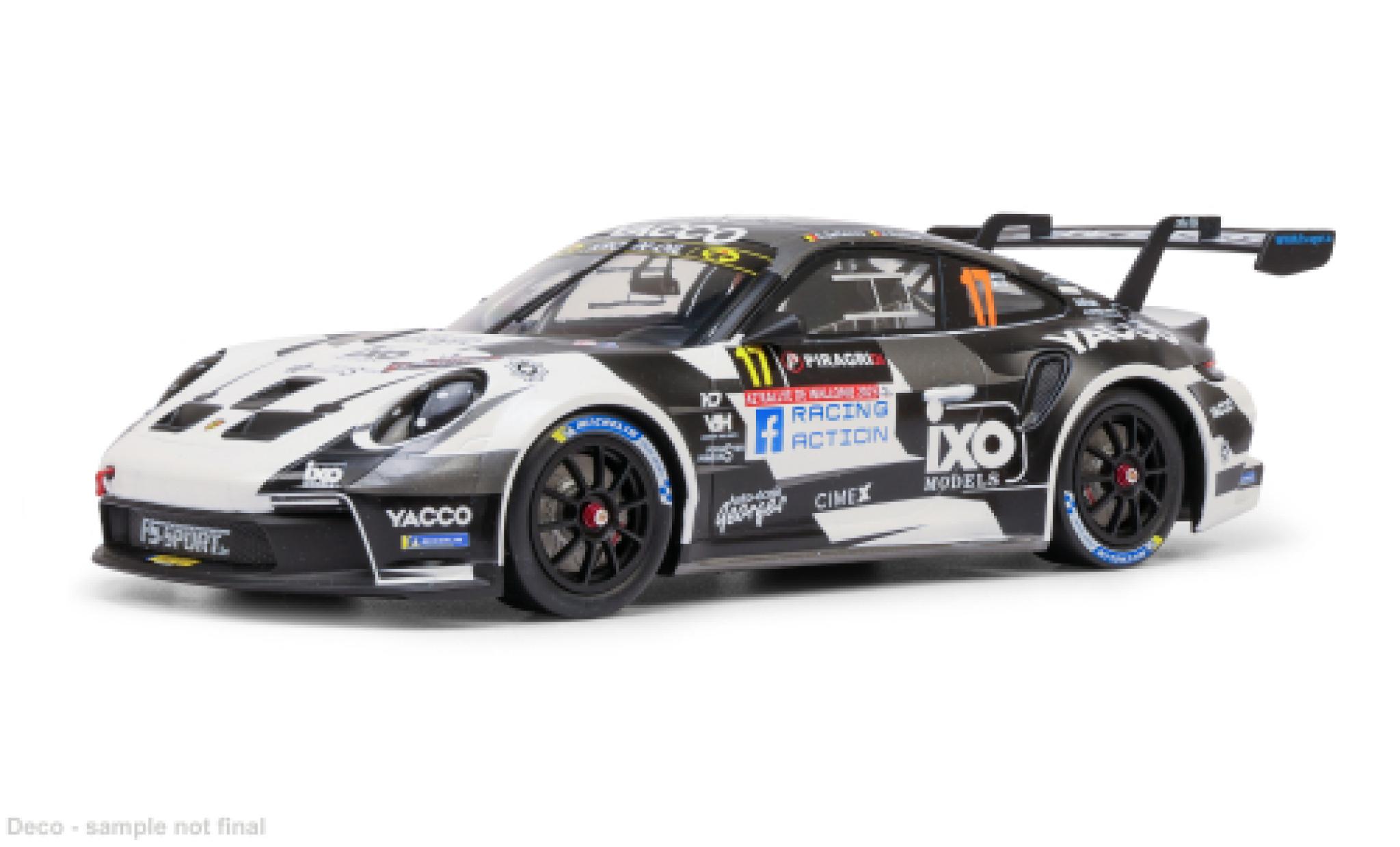 Porsche 992 1/18 IXO Rallye Wallonien 2025 #17 1:18 modelauto