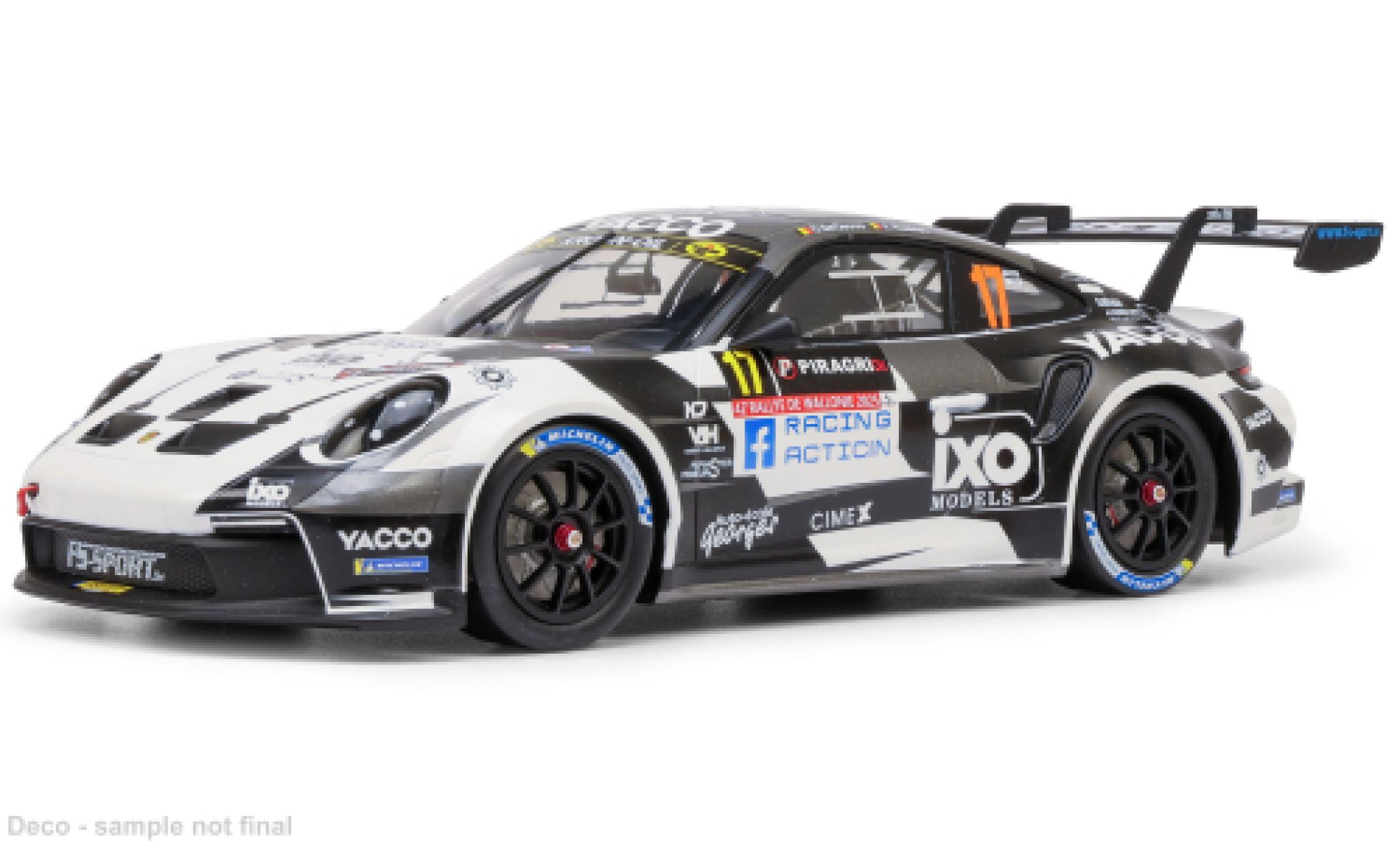 Porsche 992 1/43 IXO Rallye Wallonien 2025 #17 1:43 modelauto