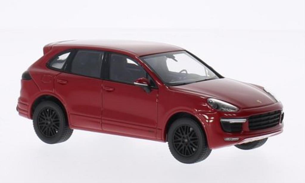 Porsche Cayenne GTS 1/43 Minichamps GTS rood 2014 modelauto