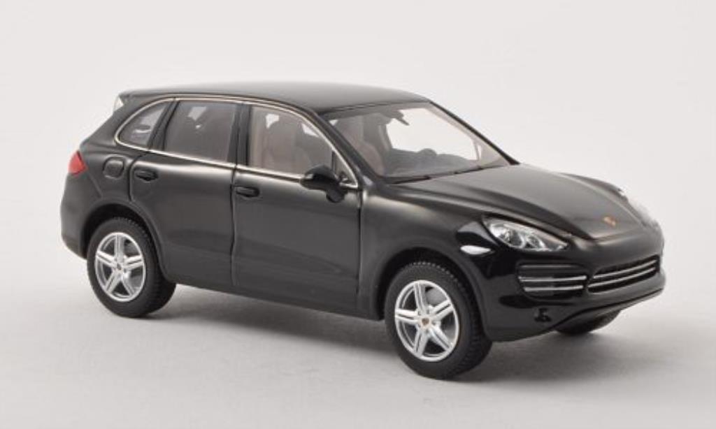 Porsche Cayenne 1/43 Minichamps Platinum Edition (92A) zwart modelauto