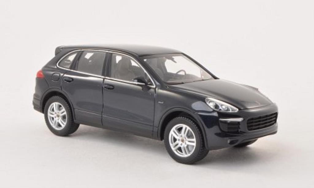 Porsche Cayenne S 1/43 Minichamps S Diesel (92A) blauw 2014 modelauto