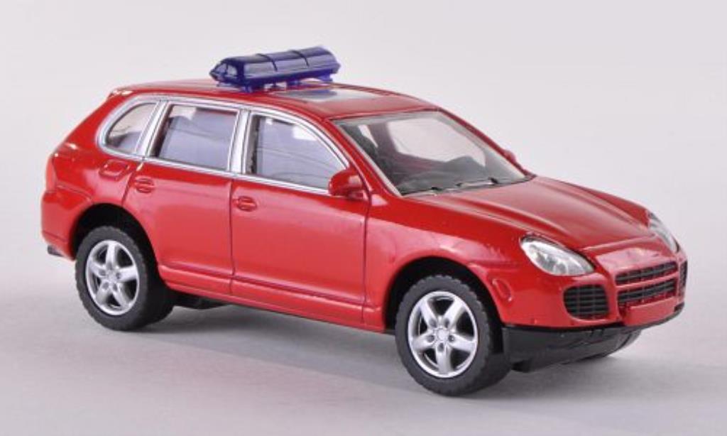 Porsche Cayenne Turbo 1/43 Norev Turbo Brandweer modelauto