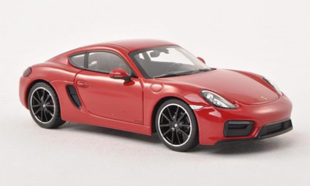 Porsche Cayman GTS 1/43 Minichamps GTS (981c) rood modelauto