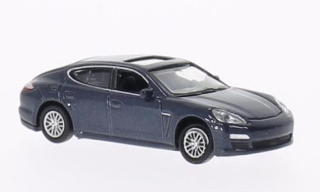 Porsche Panamera S 1/87 Welly S blauw modelauto