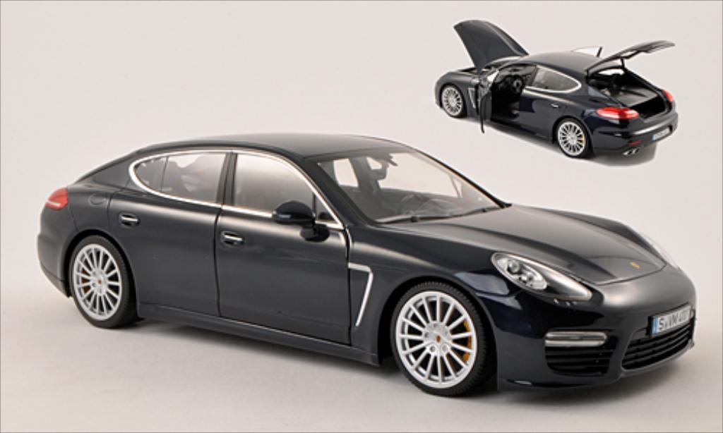 Porsche Panamera Turbo S 1/18 Minichamps Turbo S metallic blauw modelauto
