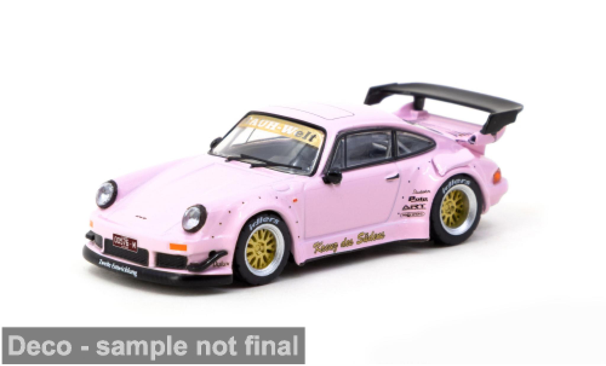 Porsche 930 RWB 1/64 Tarmac Works pink/gold 1:64 modelauto