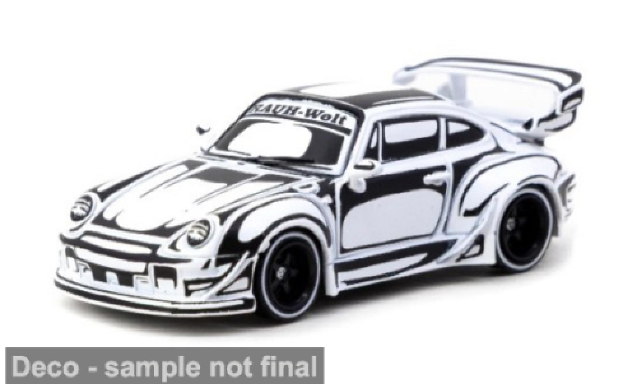 Porsche 993 RWB 1/64 Tarmac Works grijs 1:64 modelauto