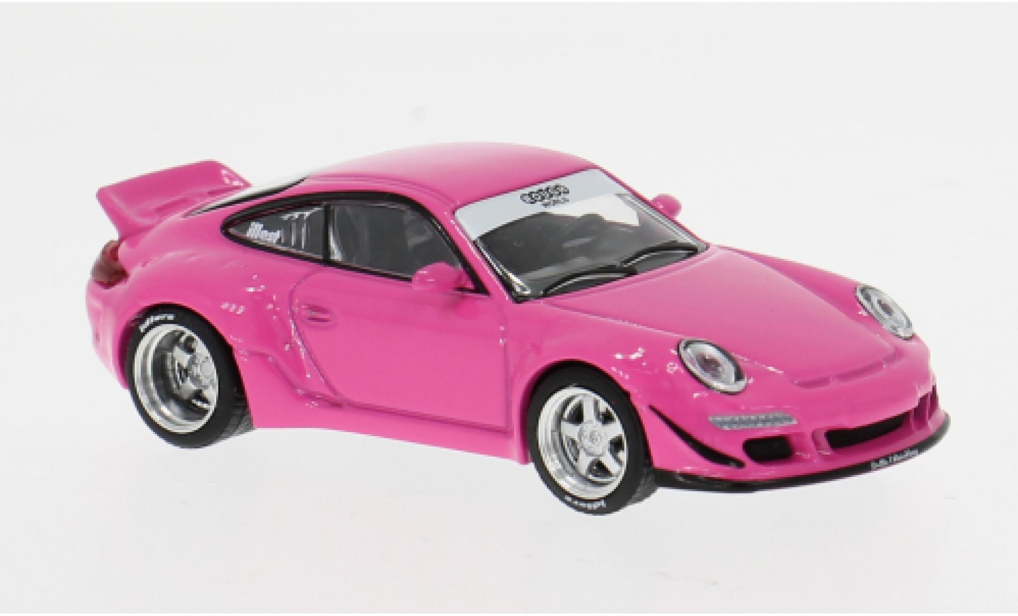Porsche 997 RWB 1/64 Pop Race pink 1:64 modelauto