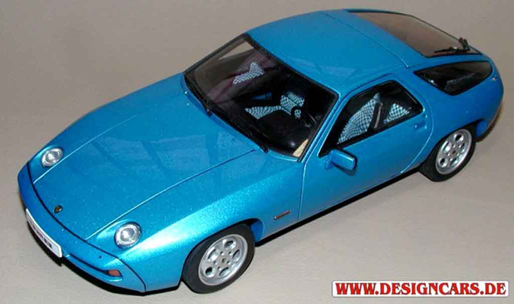 Porsche 928 Cabriolet zwart 1/18 Autoart