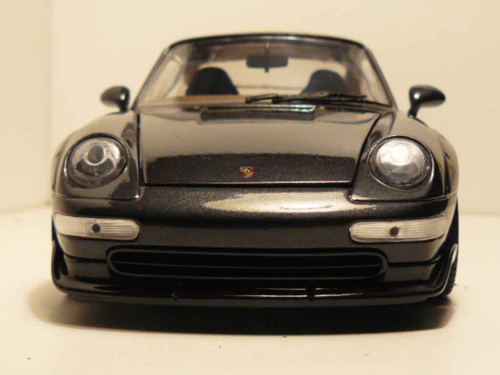 Porsche 911 GT2 titanium grijs jantes a deport 1/18 Ut Models