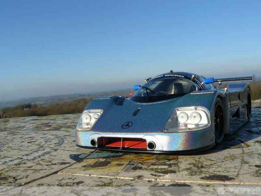 Mercedes C9 1/18 Exoto sauber liquid sliver standox edition 2002 modelauto