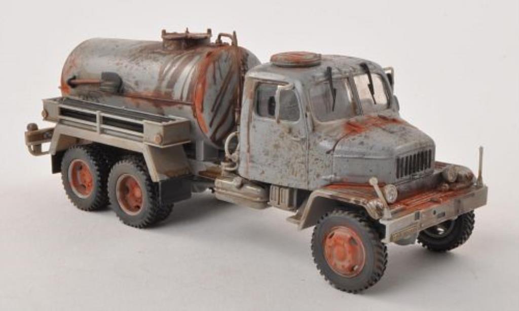 Praga V3S 1/43 Abrex Tank grijs mit Rost- und Betriebsspuren modelauto