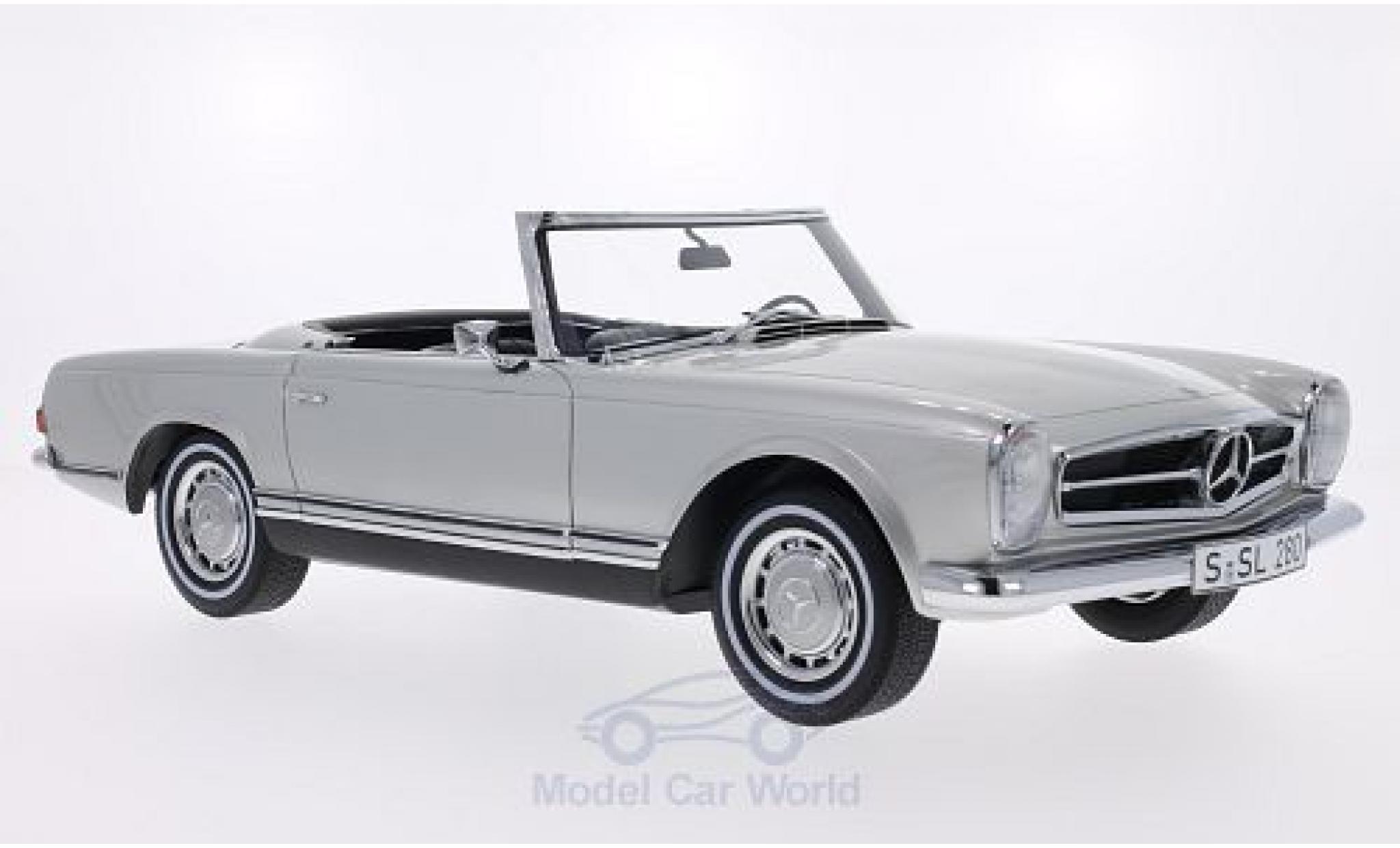 Mercedes 280 1/12 Premium ClassiXXs SL Pagode (W113) grijs Verdeck ge&ouml;ffnet modelauto