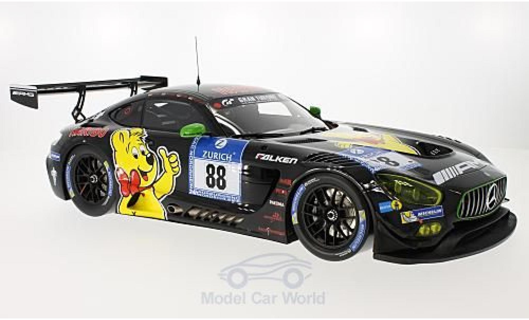 Mercedes AMG GT 1/12 Premium ClassiXXs 3 No.88 Haribo Racing Team Haribo 24h N&uuml;rburgring 2016 U.Alzen/L.D.Arnold/M.G&ouml;tz/J.Seyffarth modelauto