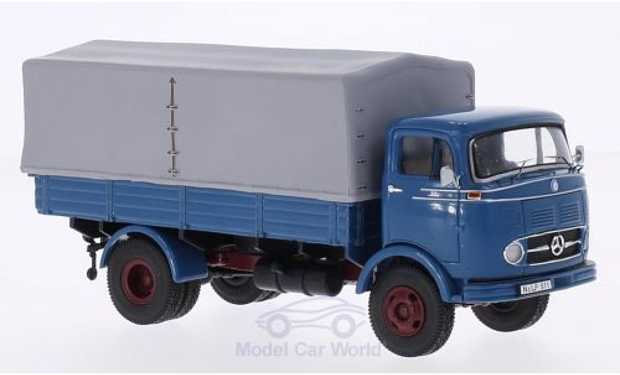 Mercedes LP 911 1/43 Premium ClassiXXs Pritsche blauw modelauto