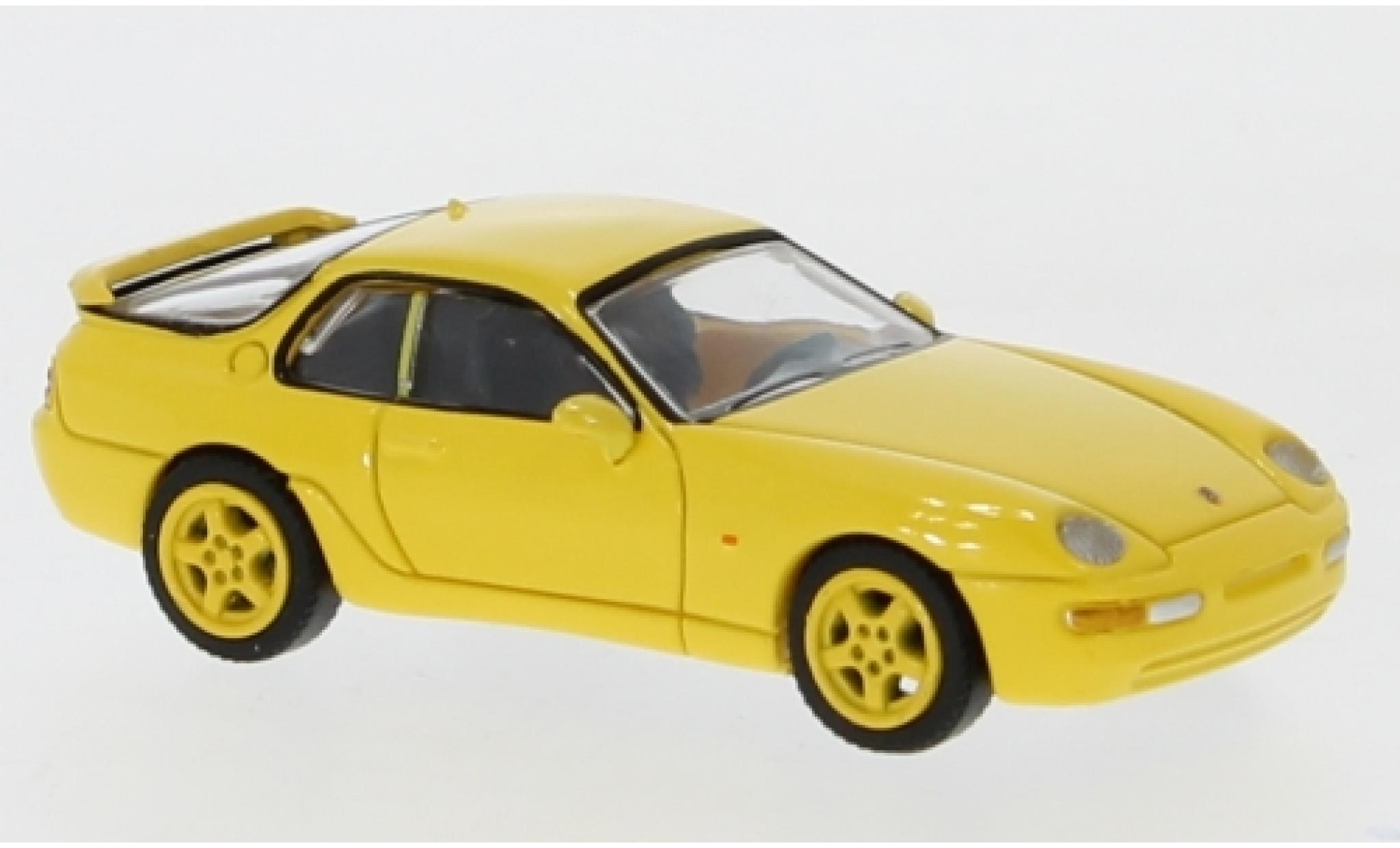 Porsche 968 1/87 Premium ClassiXXs geel 1991 modelauto