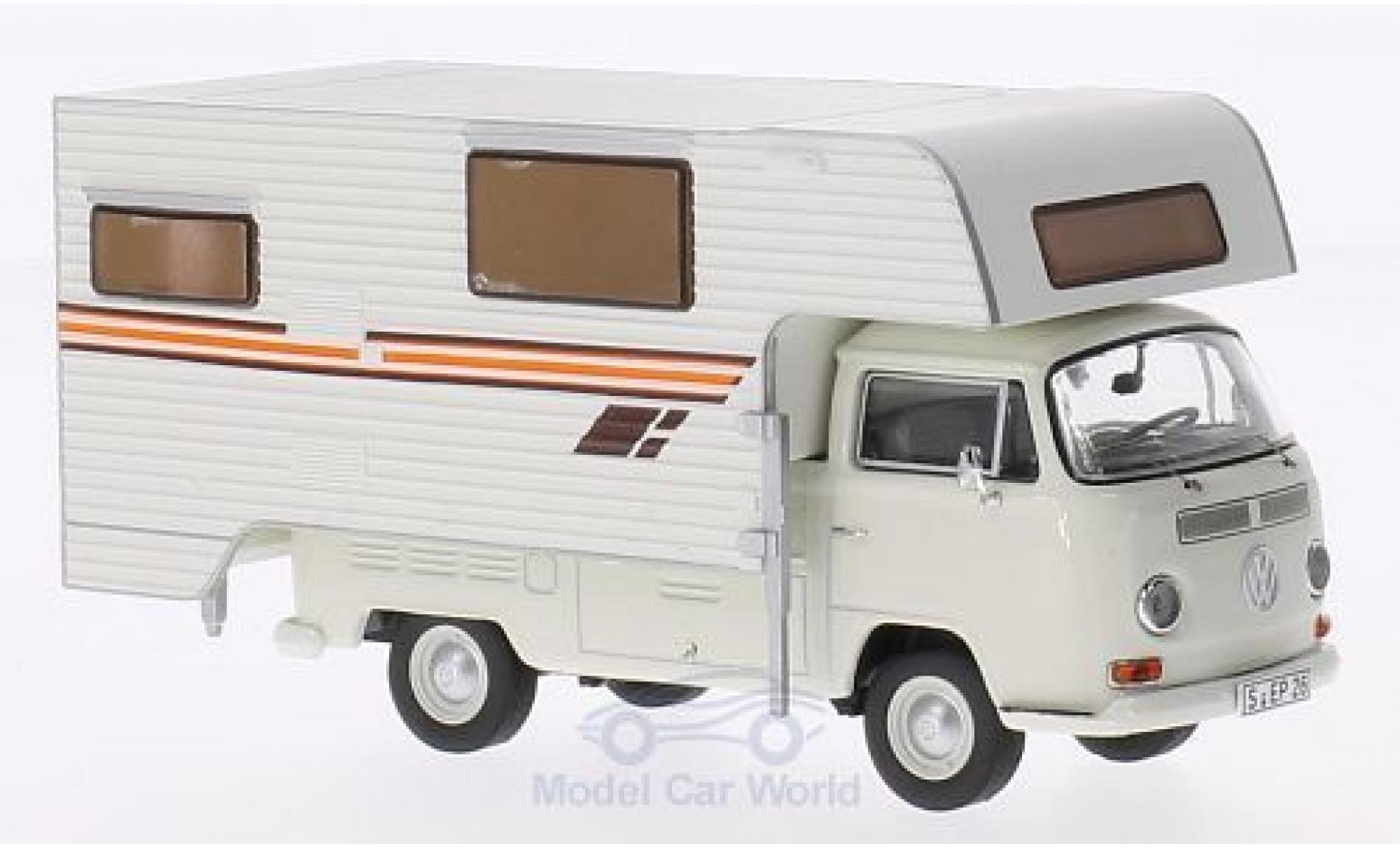 Volkswagen T2 A 1/43 Premium ClassiXXs a Pritsche Tischer Camping wit/wit modelauto