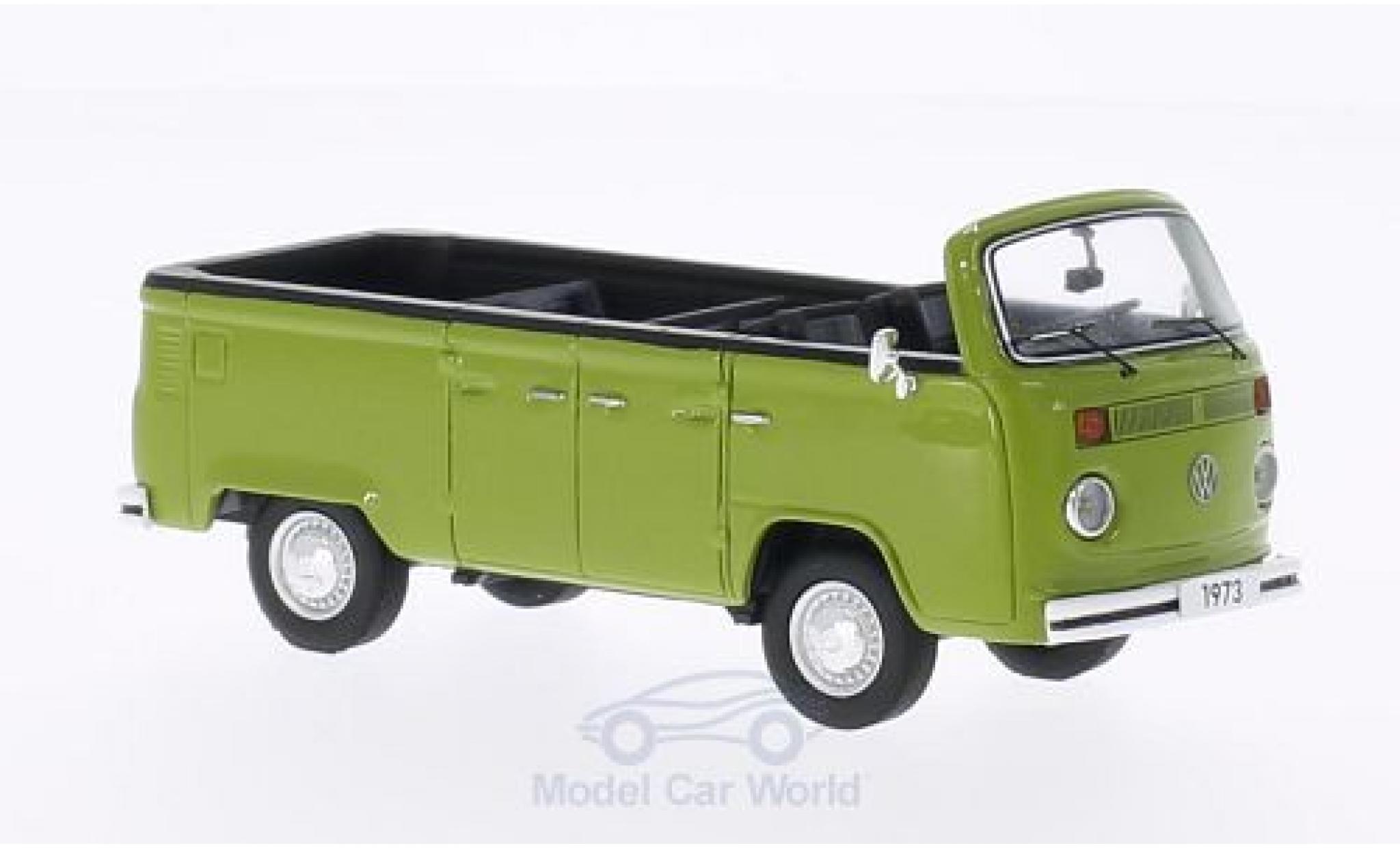 Volkswagen T2 B 1/43 Premium ClassiXXs b Open Air Bus groen modelauto