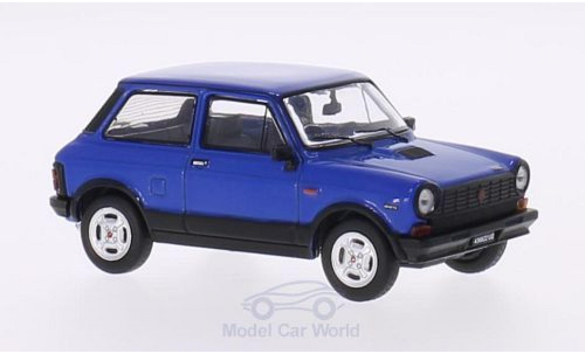 Autobianchi A112 1/18 Premium X Abarth blauw 1980 modelauto