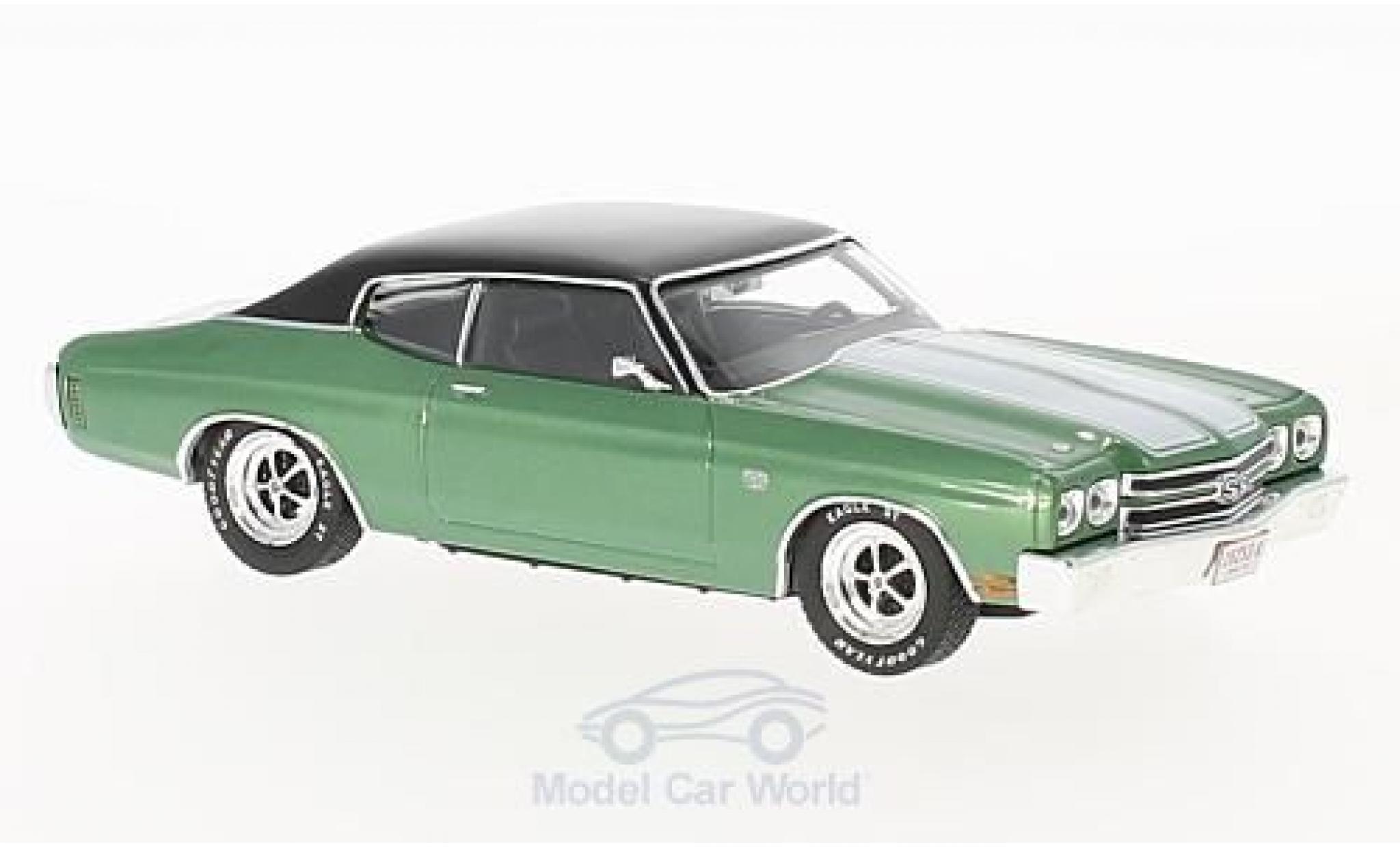 Chevrolet Chevelle 1970 1/43 Premium X SS metallic groen/zwart 1970 modelauto