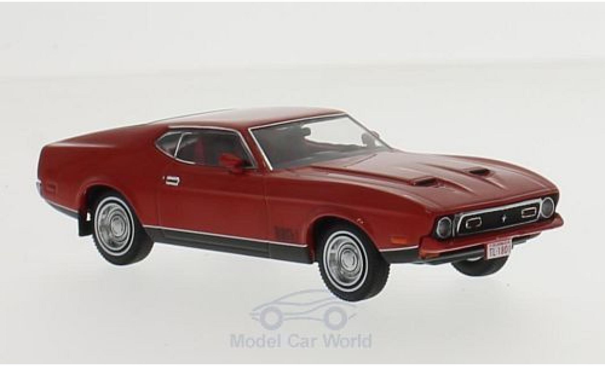 Ford Mustang 1971 1/43 Premium X Mach 1 rood 1971 modelauto