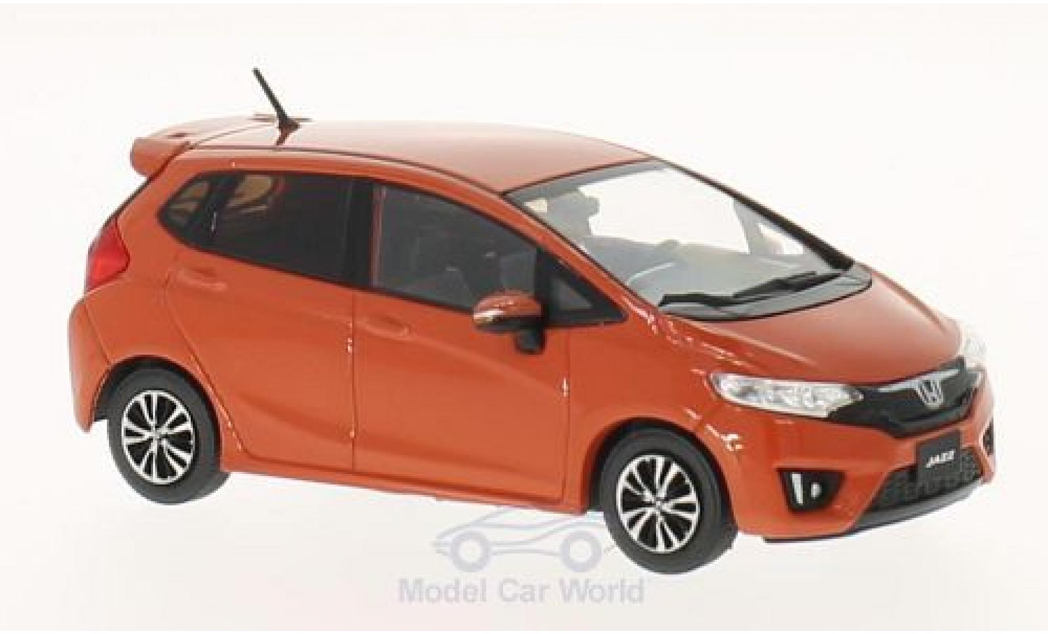 Honda Jazz 1/43 Premium X oranje 2015 modelauto
