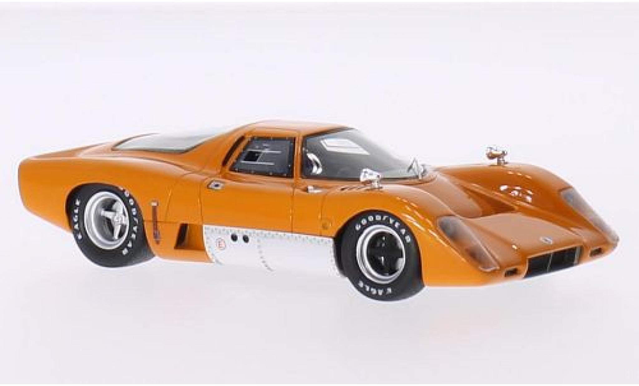 McLaren M6 1/43 Premium X B GT oranje RHD 1969 modelauto